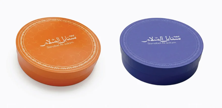 علب دائرية للهدايا